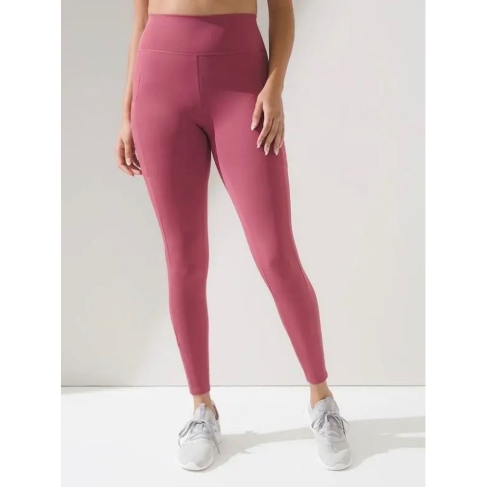 Soma Nonstop Leggings Honey Rose Pink High Waisted Pocket Size Medium Women's